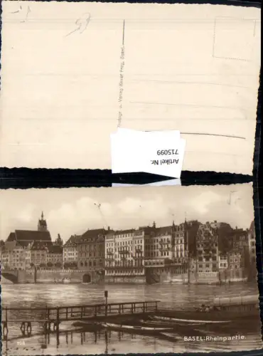 715099 Basel Rheinpartie Steg
