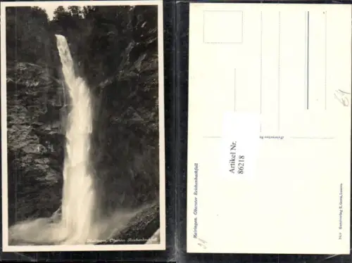 86218,Meiringen Obester Reichenbachfall Kt Bern