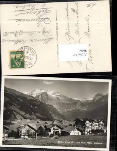 86367,Lenk Park Hotel Bellevue Detailansicht Kt Bern