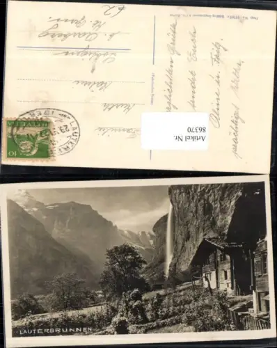 86370,Lauterbrunnen Kt Bern