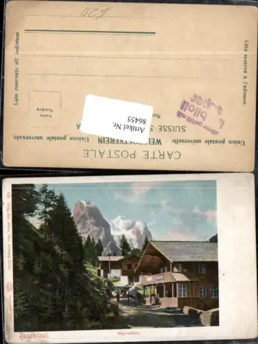 86455,Rosenlaui Sägemühle Detailansicht Berner Oberland Kt Bern