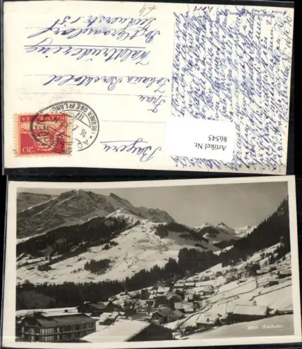 86545,Adelboden Totale Kt Bern