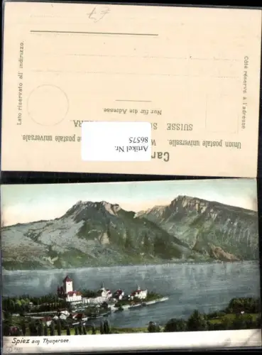 86575,Spiez am Thunersee Thun Kt Bern