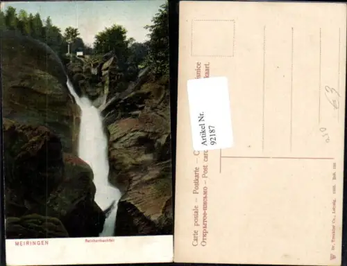 92187,Meiringen Reichenbachfall Kt. Bern
