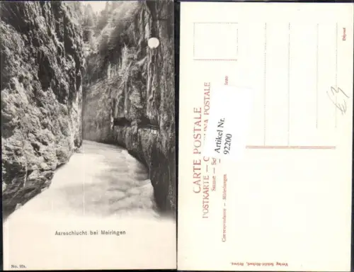 92200,Meiringen Aareschlucht Kt Bern