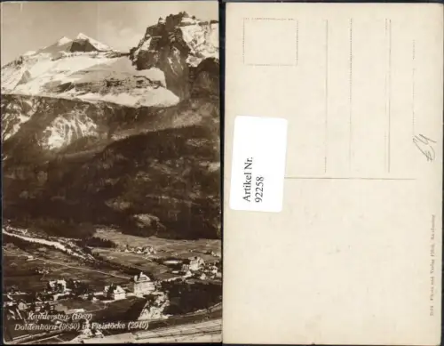 92258,Kandersteg mit Doldenhorn Fisistöcke Kt Bern
