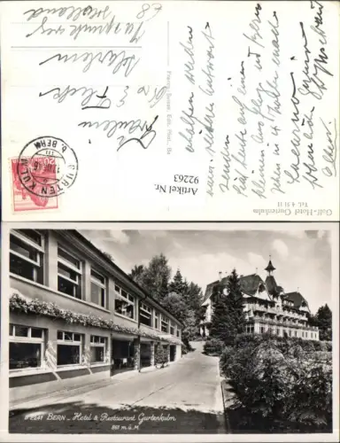 92263,Bern Hotel Gurtenkulm Detailansicht Kt Bern
