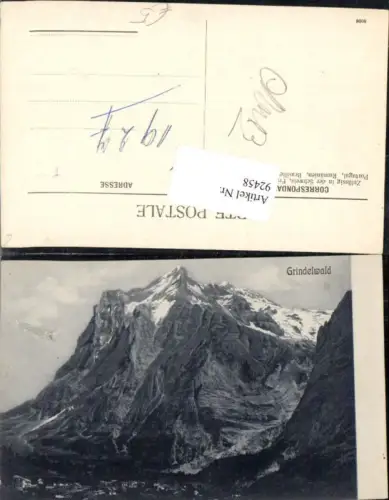 92458,Grindelwald Kt Bern