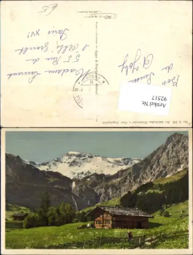 92517,Ansicht bei Adelboden Kt Bern