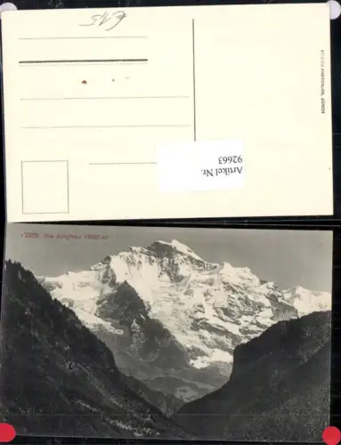 92663,Die Jungfrau Interlaken Wengen Kt Bern