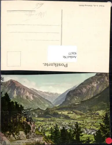 92677,Meiringen gegen die Grimsel Kt Bern