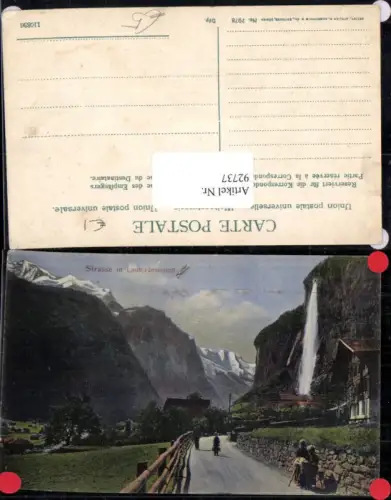 92737,Straße in Lauterbrunnen Kt Bern