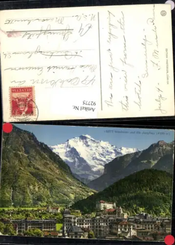 92775,Interlaken und die Jungfrau Kt Bern