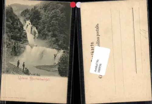 100956,Unterer Reichenbachfall bei Meiringen Kt Bern