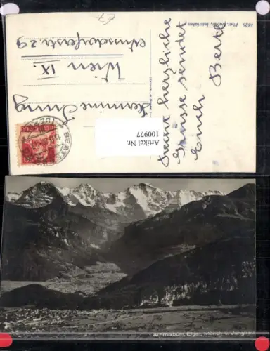 100977,Ammisbühl bei Interlaken Eiger Mönch und Jungfrau Kt Bern