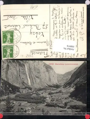 100978,Stechelberg Lauterbrunnental Lauterbrunnen Kt Bern