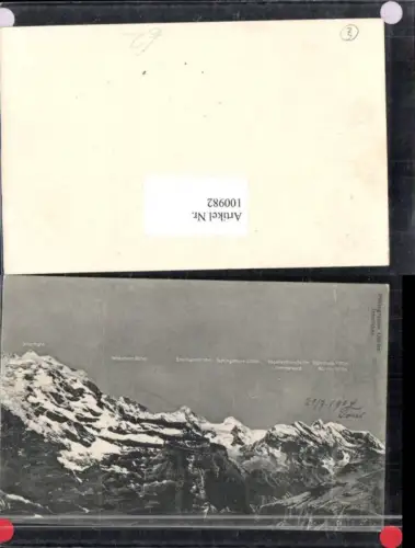 100982,Interlaken Grosshorn Breithorn Gspaltenhorn Kt Bern