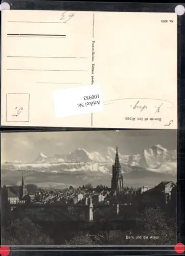 100983,Bern und die Alpen Kt Bern