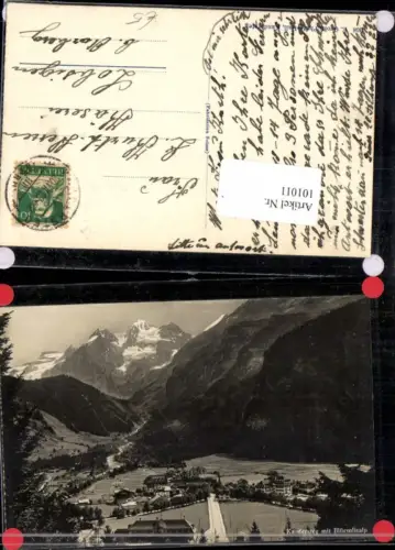 101011,Kandersteg mit Blüemlisalp Kt Bern