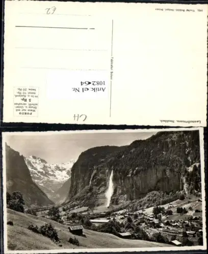 108264,Lauterbrunnen Staubbach Wasserfall Kt. Bern