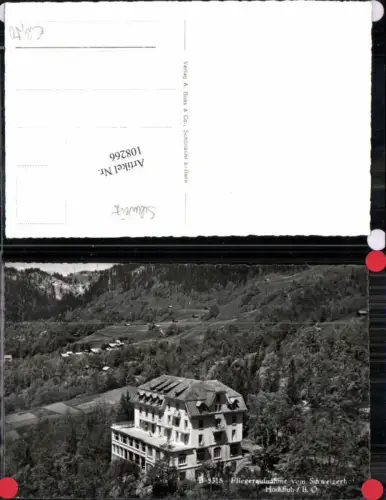 108266,Fliegeraufnahme Schweizerhof Hochfluh Hasliberg Kt. Bern