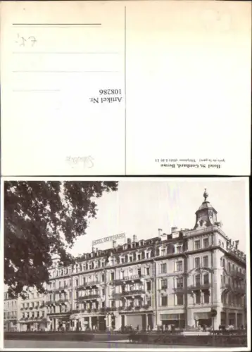 108286,Hotel St Gotthard Bern
