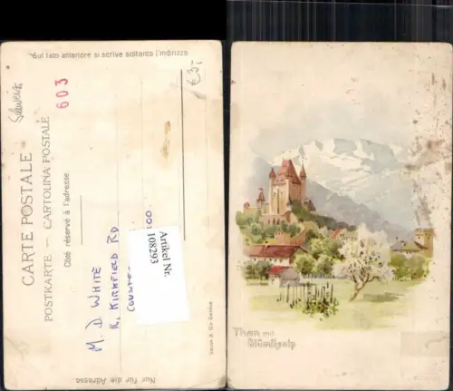 108293,Litho Thun am Thunersee Blümlisalp Kt. Bern