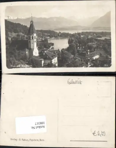 108317,Thun und die Alpen Kt. Bern