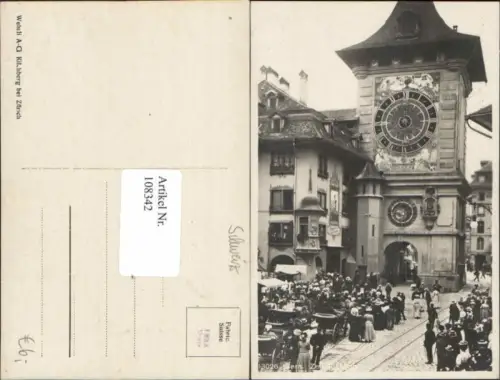 108342,Bern Versammlung beim Glockenturm