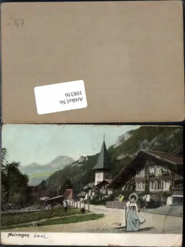108356,Meiringen Partie im Ort m. Häuser Kt. Bern