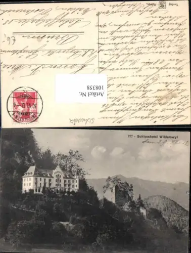 108358,Schlosshotel Wilderswyl Wilderswil Kt. Bern