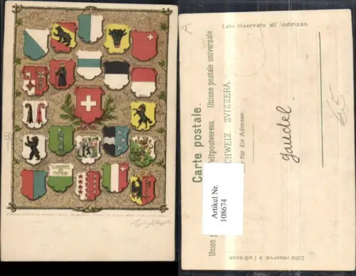 108674,Wappenkarte Schweiz Kanton Bern