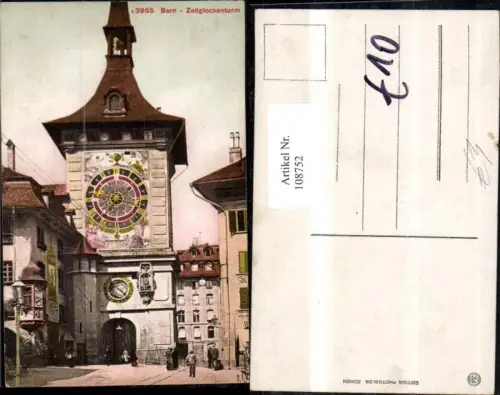 108752,Bern Zeitglockenturm Kanton Bern