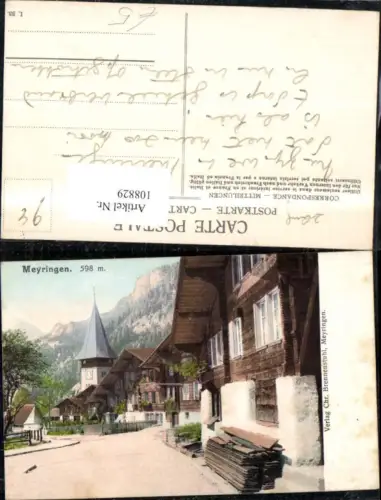 108829,Meyringen Strassenansicht Kanton Bern