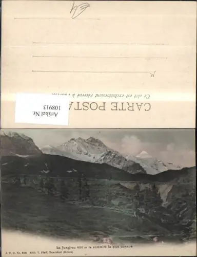 108913,La Jungfrau la sommite la plus connue Totale Kanton Bern
