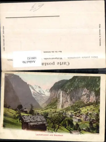 109152,Lauterbrunnen u. Staubbach Totale Kanton Bern