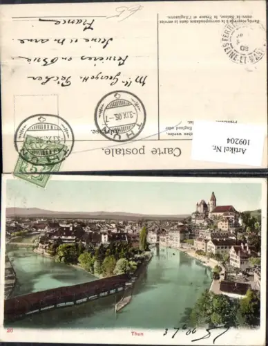 109204,Thun Totale 1906 Kanton Bern