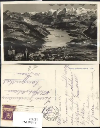 127832,Thuner-See LageAk 1933 Kt. Bern