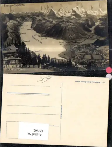 127862,Berner Oberland Brienzersee LageAk Kt. Bern