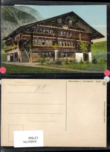 127866,Kandersteg Ruedishaus Ansicht Bergbauerhof Kt. Bern