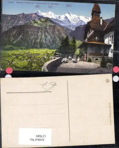 127889,Grand Restaurant Hargerkulm ob Interlaken Ansicht Kt. Bern