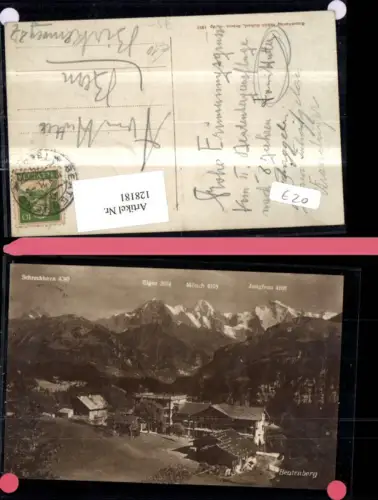128181,Beatenberg Ansicht 1921 Kt. Bern