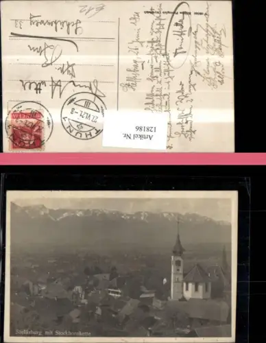 128186,Steffisburg m. Stockhornkette Thun Ansicht 1921 Kt. Bern