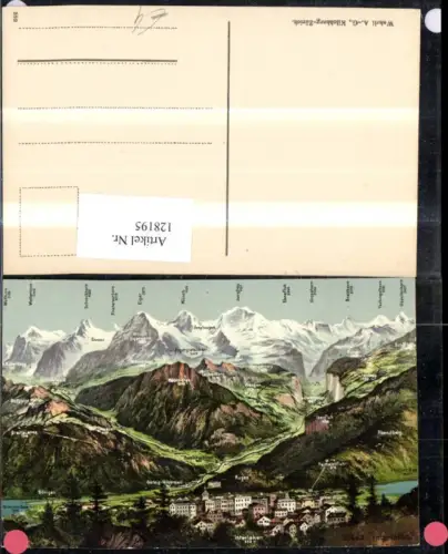 128195,Interlaken Gipfelkarte Kt. Bern
