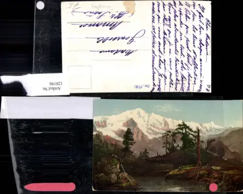 128196,Jungfrau Interlaken Waldansicht 1910 Kt. Bern