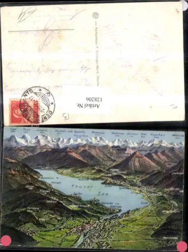 128206,Thun Thunersee LageAk 1925 Kt. Bern