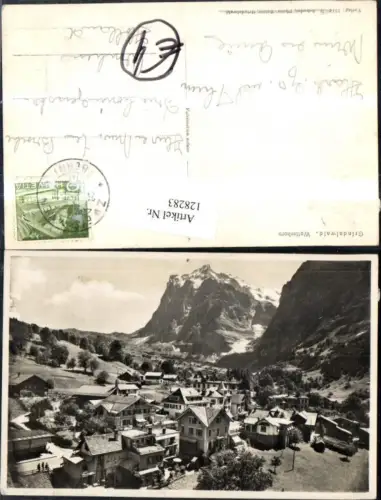 128283,Grindelwald Wetterhorn Ansicht Kt. Bern