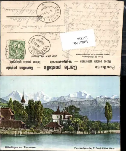 133854,Hilterfingen am Thunersee Thun Kt Bern