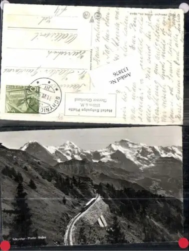 133876,Schynige Platte Bahn Bergbahn Kt Bern Berner Oberland