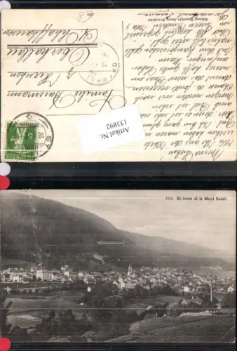 133892,St Imier et le Mont Soleil Kt Bern
